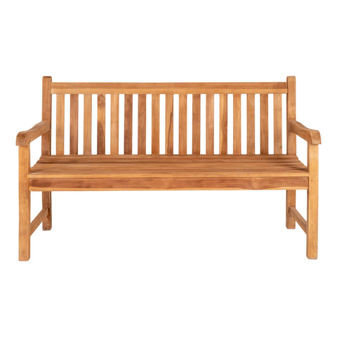 GOLDEN TEAK BÆNK 150 CM – FOROLIERET