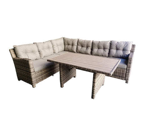 FANØ LOUNGE/DININGSÆT - CAPPUCINO