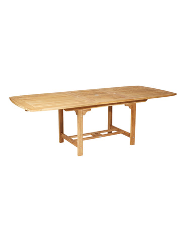 BOSTON UDTRÆKSBORD LUKSUS KERNETEAK 100x180/240