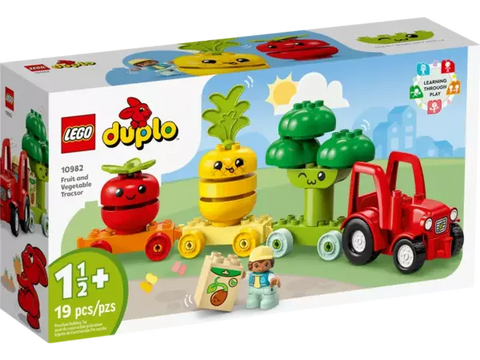 LEGO DUPLO - TRAKTOR MED FRUGT OG GRØNTSAGER - 10982