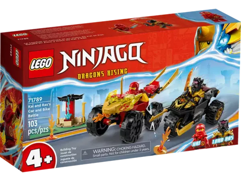 LEGO NINJAGO - KAI OG RAS' BIL- OG MOTORCYKELKAMP - 71789