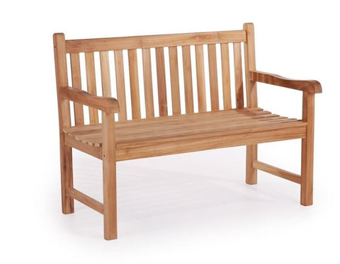 JAVABÆNK 120CM - KLASSISK TEAK