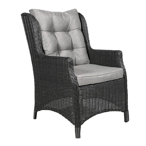 BLOKHUS LOUNGESTOL INKL. HYNDE