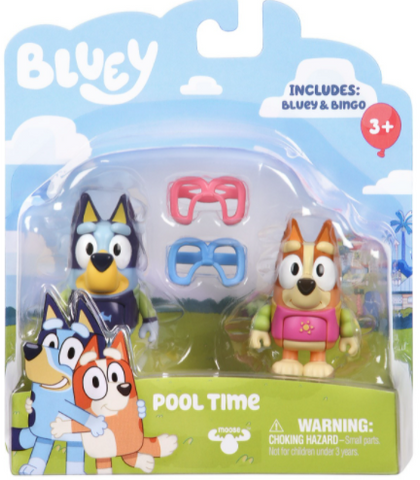 Bluey figurer 2-pack