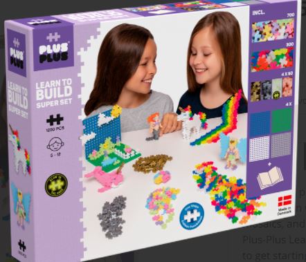 Plus Plus Pastel Learn to Build Super Set